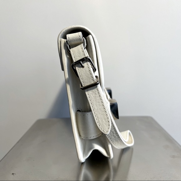 COPY - PROENZA SCHOULER white grainy calf skin Italian leather PS11 Wristlet cl… - Picture 8 of 13